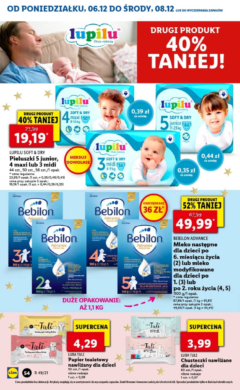 promocja na pieluchy pampers lidl 2019