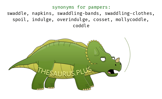 pampers synonim