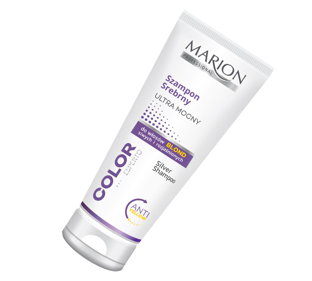 marion professional szampon srebrny ultra mocny do włosów blond