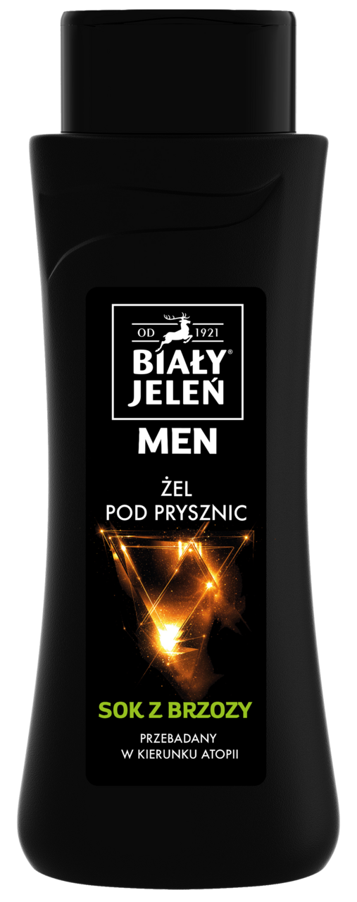 biały jeleń szampon z sokiem brzozy for men rosnan