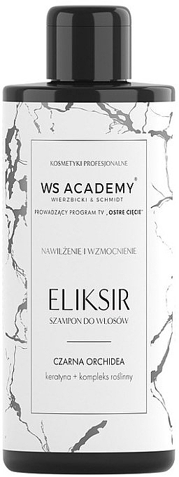 ws academy eliksir myjący czarna orchidea szampon nawilżająco-wzmacniający