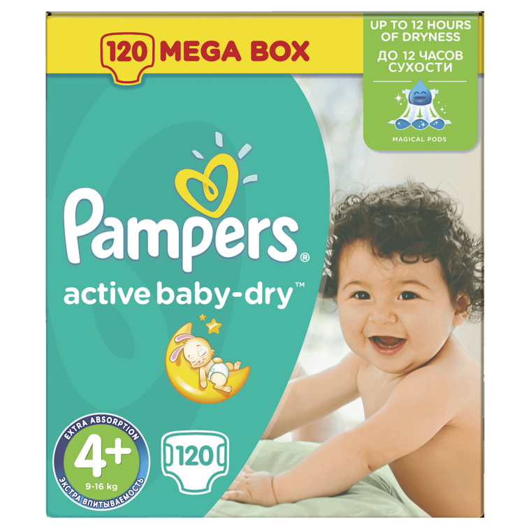 pampers active baby pieluchy rozmiar 4 maxi mounth opack