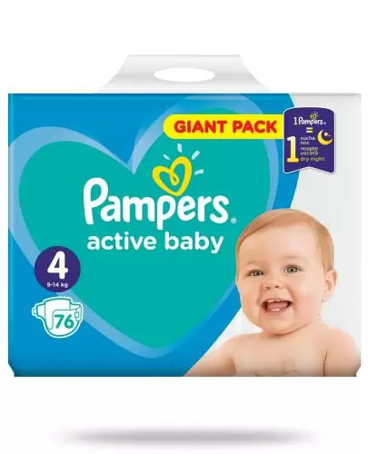 pampers active baby ile sztuk w paczce 4