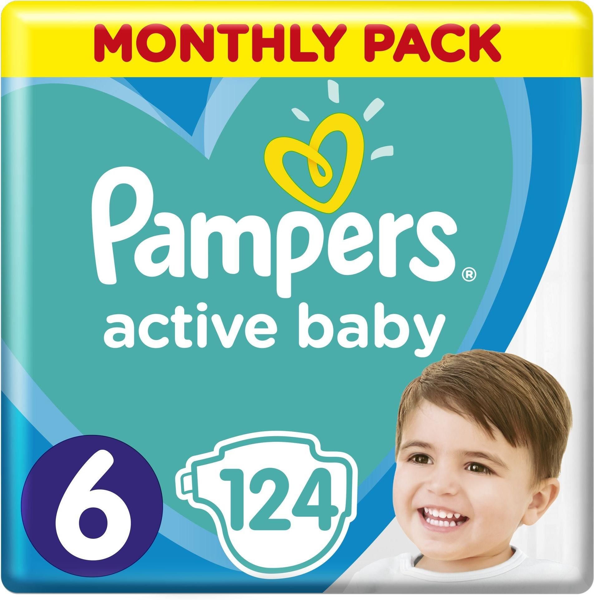 ceneo pampers 6 124