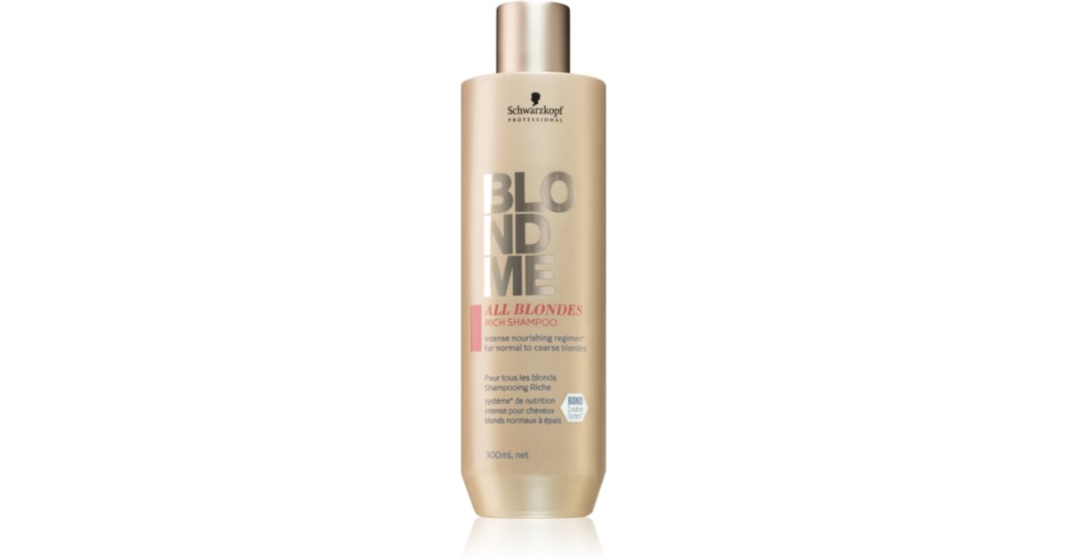 schwarzkopf professional blondme szampon wzmacniający do ciepłych odcieni blond