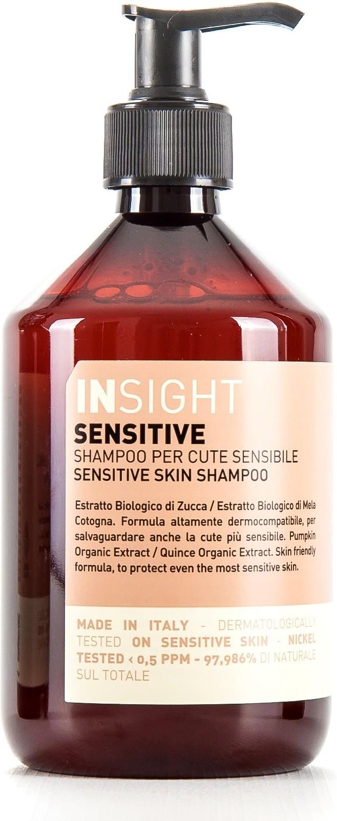 insight sensitive skin szampon do wrażliwej skóry głowy 400ml