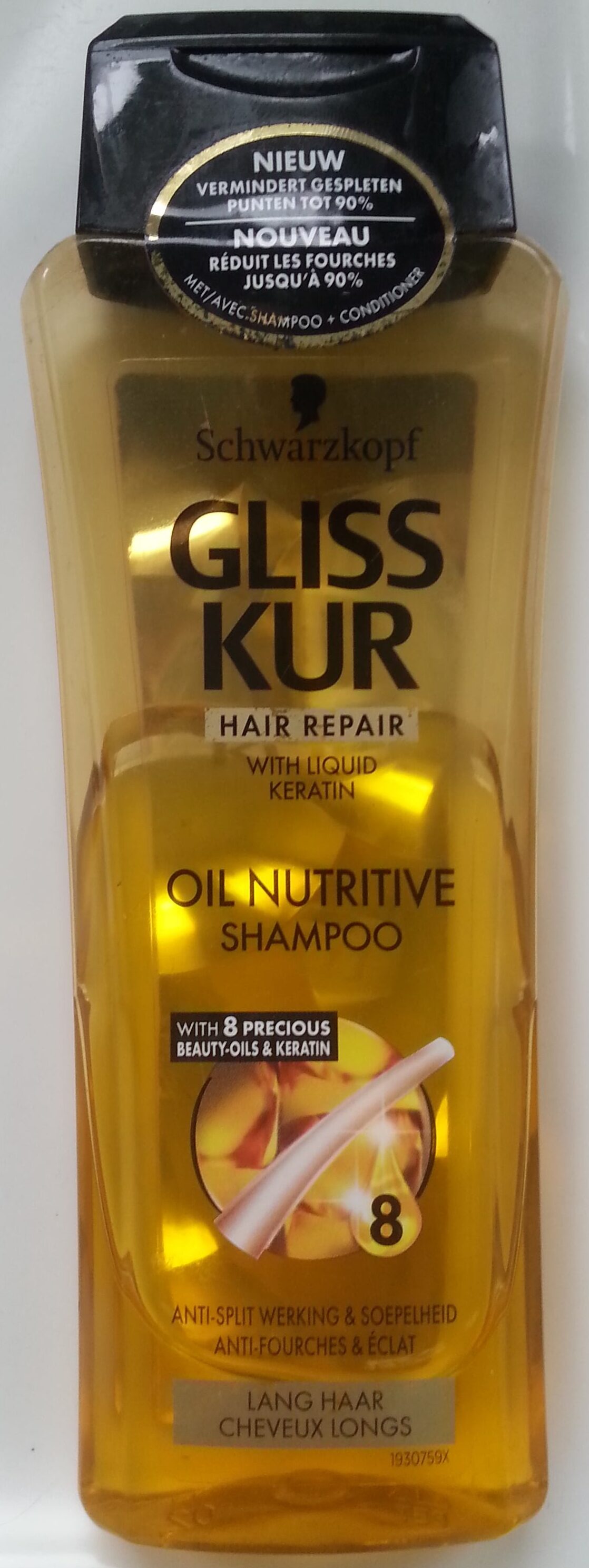 gliss kur hair repair szampon 250ml oil nutritive