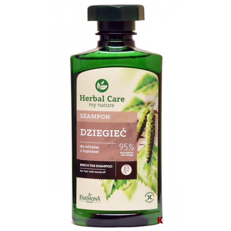 farmona herbal care szampon dziegieć 330ml