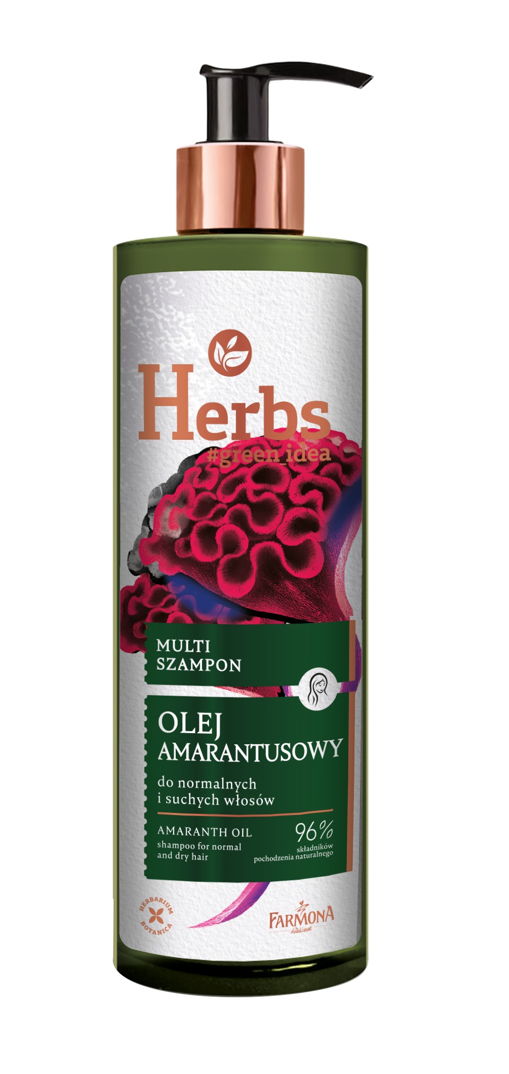 farmona herbal szampon do włosów olej amarantusowy