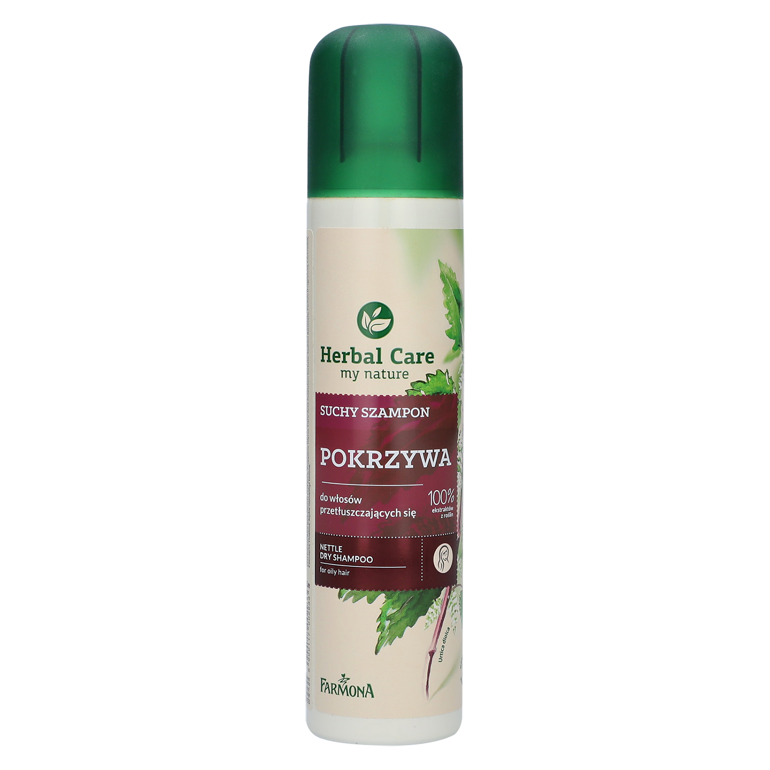 herbal care suchy szampon pokrzywa