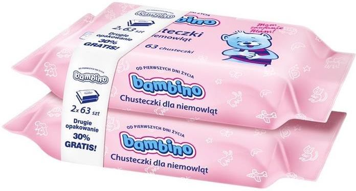 chusteczki bambino nawilżane cena