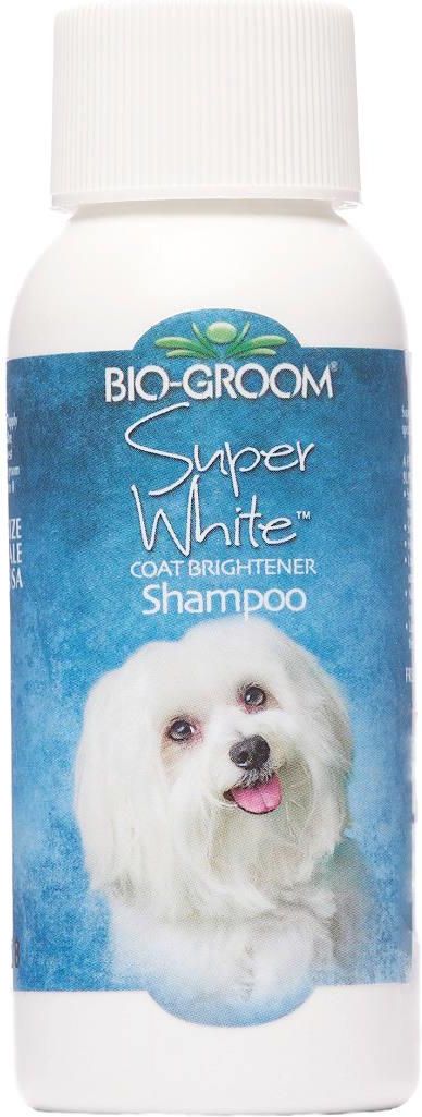 bio-groom super white 355 ml szampon rozjaśniający biały kolor