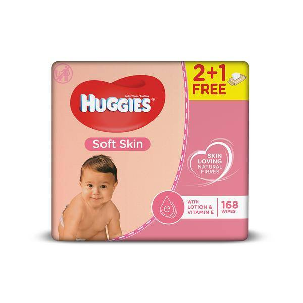 chusteczki huggies soft skin