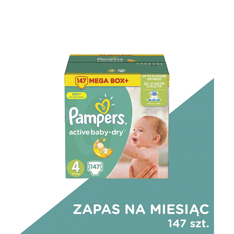 pampers 4 147 szt