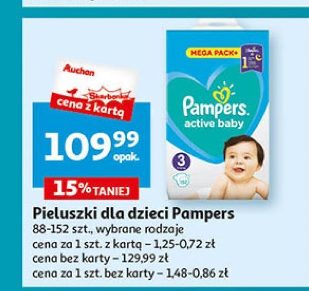 pieluchy pampwrs 3 auchan