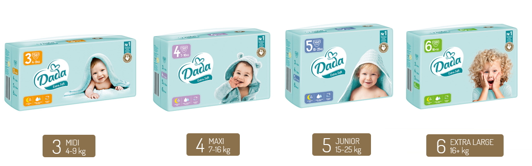 firma dada podrobki pampers