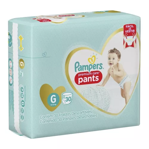 fralda pampers premium care g