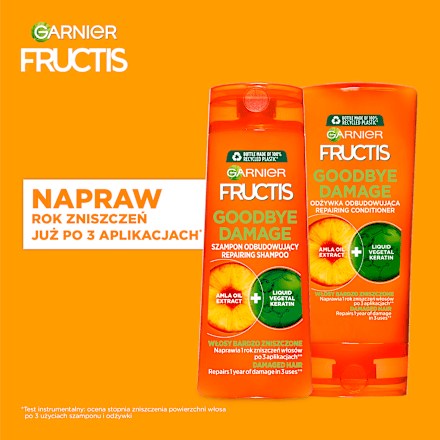 garnier fructis goodbye damage szampon skład