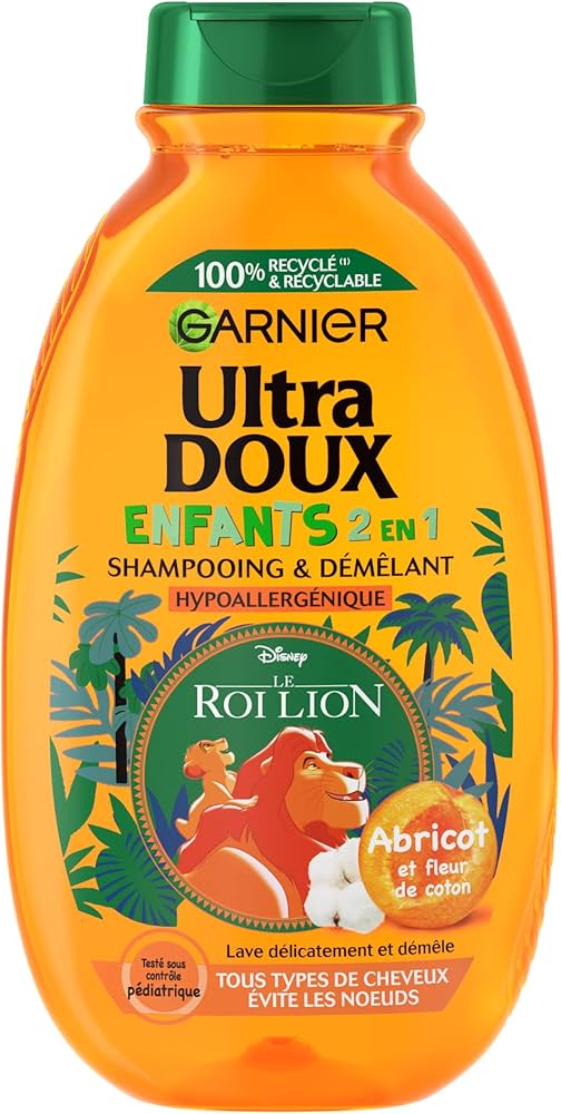 garnier ultra doux szampon dla dzieci morela