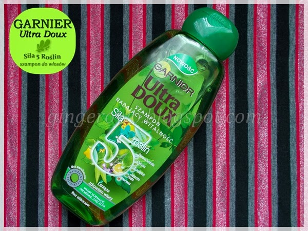 garnier ultra doux szampon nadający witalność siła 5 roślin