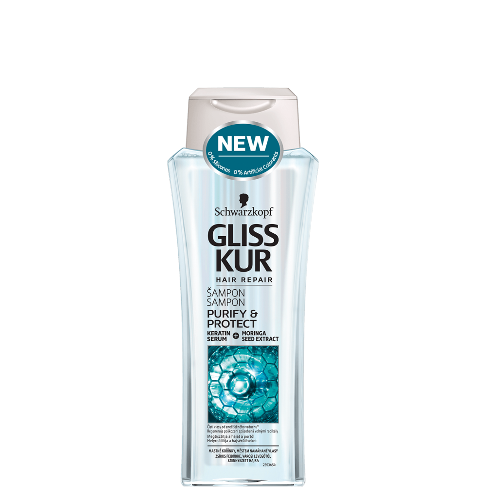 gliss kur hair repair szampon purify protect