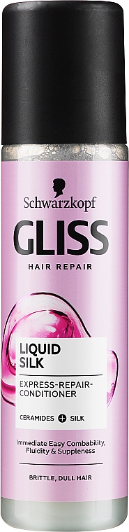 gliss kurliquid silk szampon do włosów łamliwych i matowych