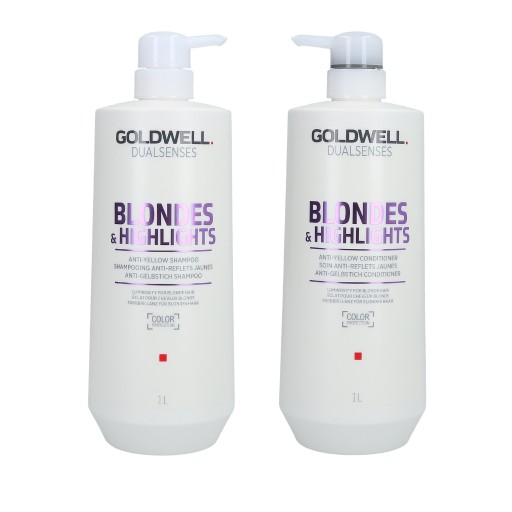 goldwell blondes szampon blonde rozjasniane 1000 zestaw