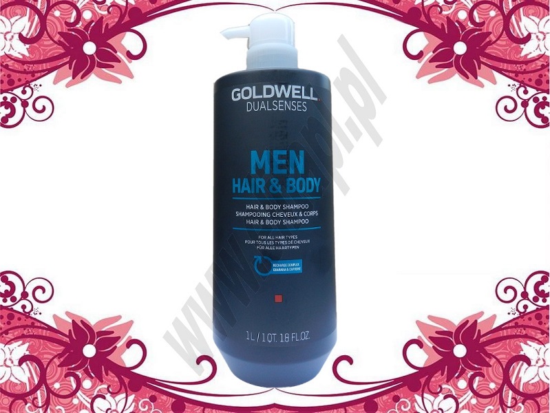 goldwell dualsenses for men szampon do włosów i ciała 1000ml