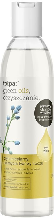 green oils oczyszczanie płyn micelarny do mycia twarzy oczu i