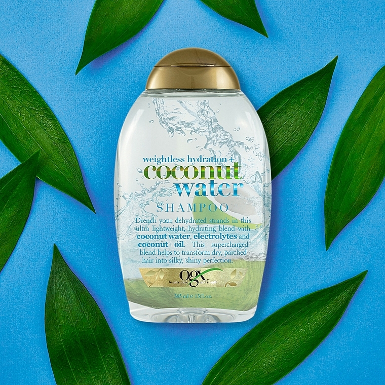 gx nawilżający szampon z wodą kokosową coconut water