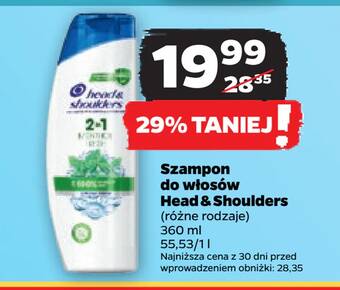 head shoulders szampon w zabce