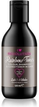 heart revolution rainbow shots koloryzujący szampon z odżywką