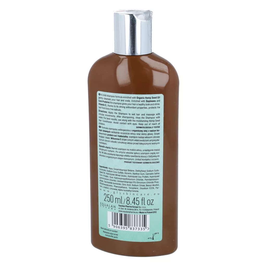 hemp seed oil shampoo szampon z organicznym olejem konopnym