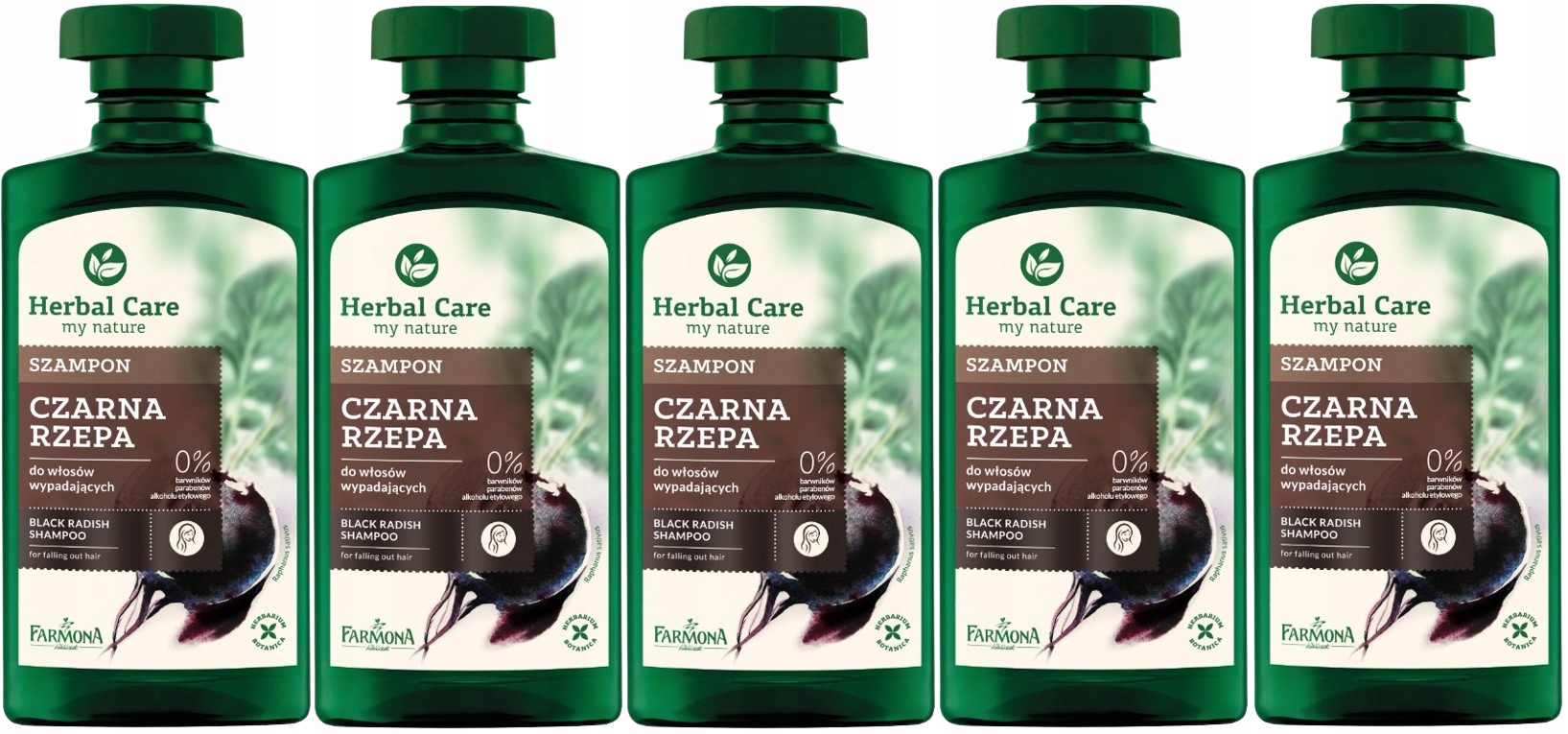 herbal care czarna rzepa szampon do włosów 3