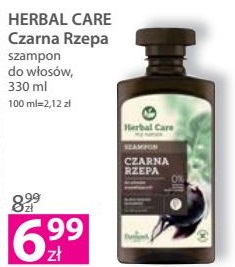 herbal care czarna rzepa szampon do włosów 330 ml hebe