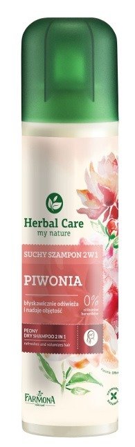 herbal care suchy szampon 2w1 piwonia