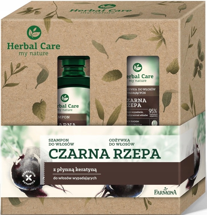 herbal care szampon kwiat lipy i czarna rzepa odżywka