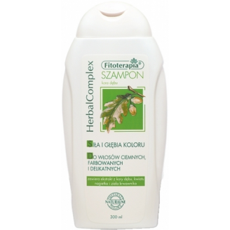 herbal complex szampon kora dębu do ciemnych włosow 300ml