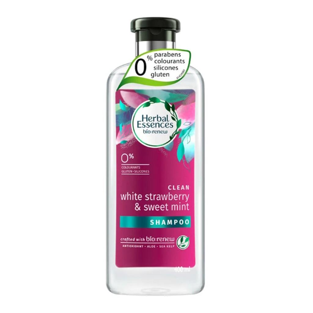 herbal essences szampon do włosów clean white strawberry sweetmint