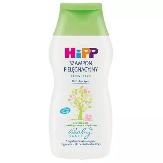 hipp babysanft szampon pielęgnacyjny dla niemowląt od urodzenia 200ml