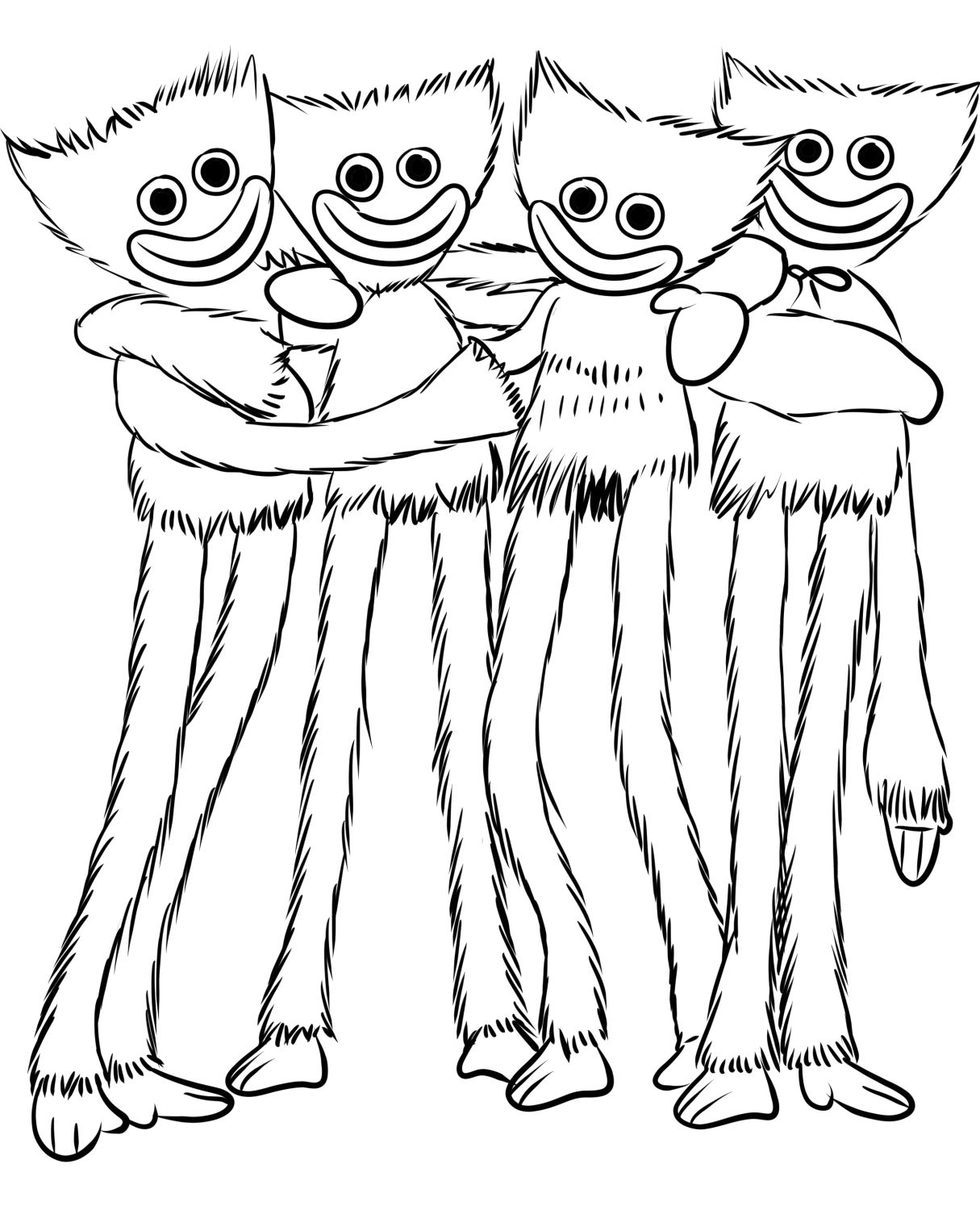 huggies colouring pages