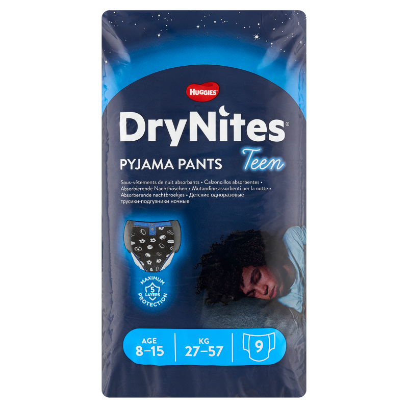 huggies drynites dla chłopców 8-15 lat