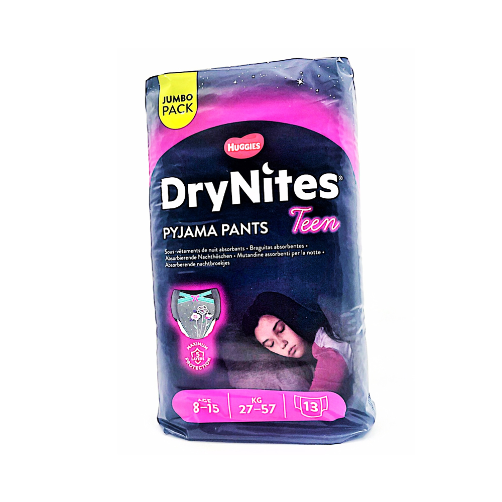 huggies drynites girl pyjama