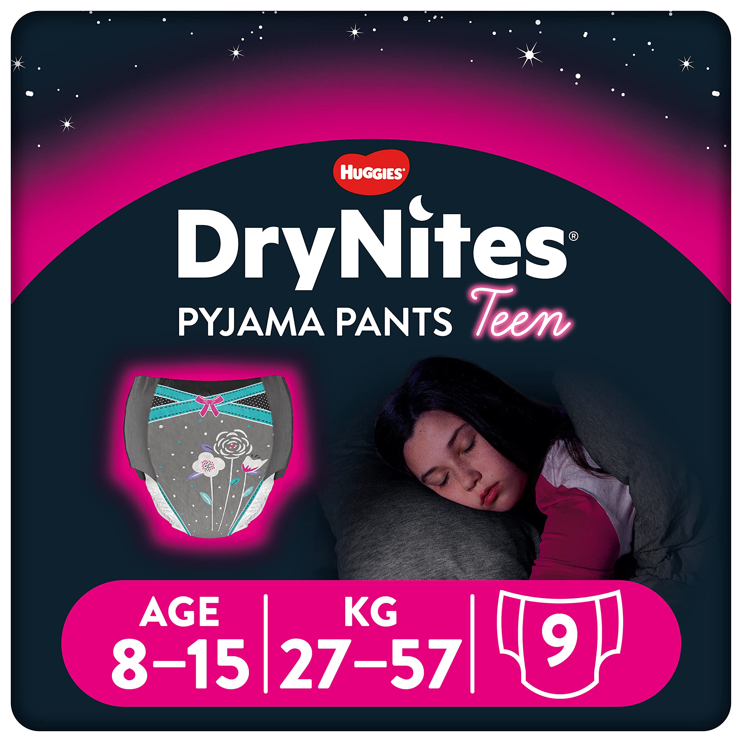 huggies drynites girl pyjama pants