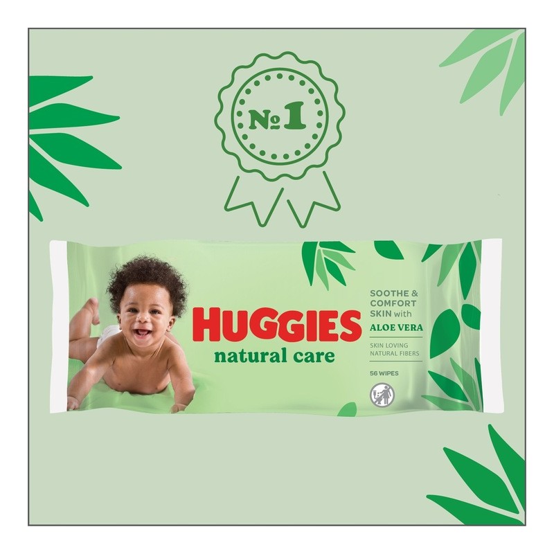 huggies nawilżane chusteczki disney natural care 10x56 szt