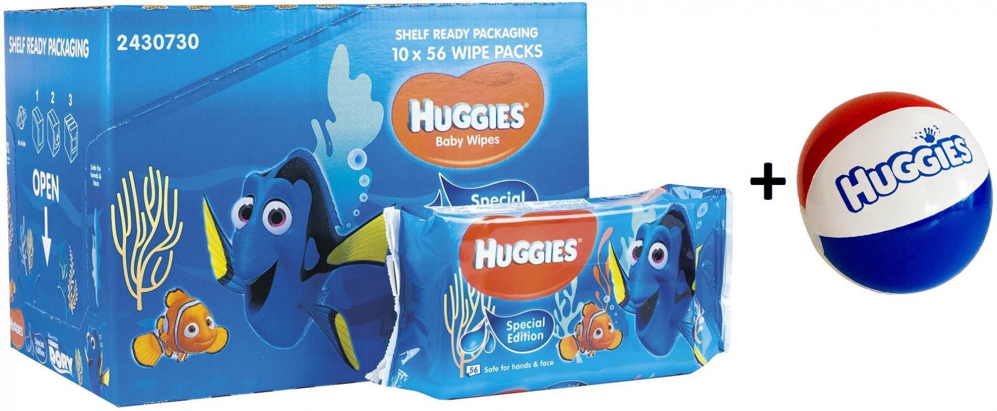 huggies nawilżane chusteczki disney natural care 10x56 szt