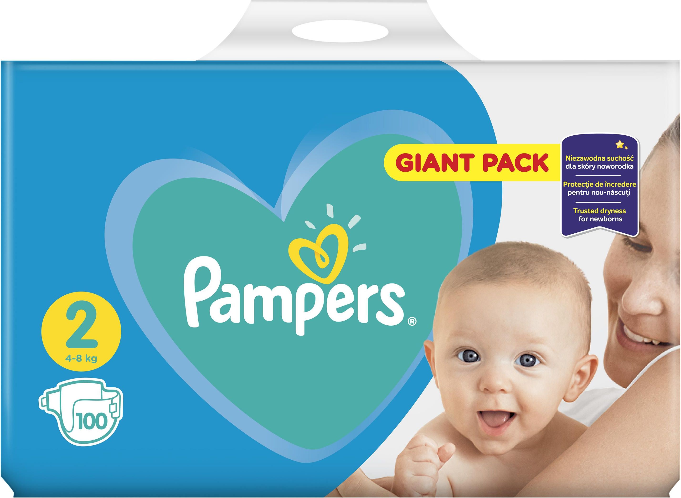 ile kosztują pampersy z firmy pampers 2 100 szt