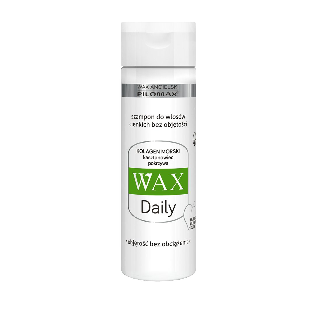 ilomax wax daily szampon do włosów cienkich bez objętości