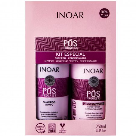 inoar pos progress duo pack szampon 250ml odżywka