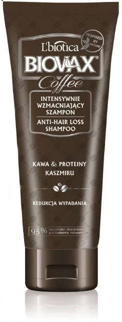 intensywnie wzmacniający szampon biovax glamour coffee 200ml